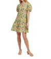 Taylor Tillman Everly Dress In Floral Symphony In Green
