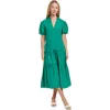 Taylor Tillman Georgette Dress In Green