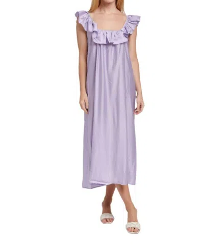 Taylor Tillman Grace Midi Dress In Purple