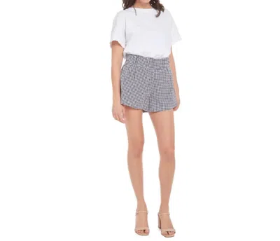 Taylor Tillman Vivi Short In Black Gingham In Multi