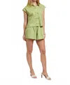 Taylor Tillman Vivi Short In Sage In Green