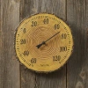 Taylor Tree Trunk Cross Section Polystone Thermometer
