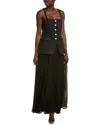 Taylor Twofer Gown In Black