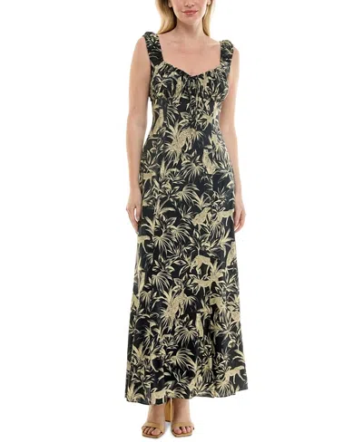 Taylor Women's Sleeveless Fit Flare Dress In Black