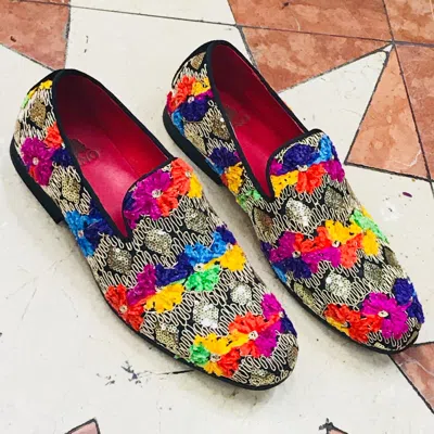Pre-owned Tayno Men's Multicolor Slip On Fashion Shoes