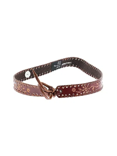 Pre-owned T-bags Los Angeles Belt In Burgundy
