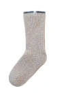 Tbco Cashmere & Merino Socks In Brown