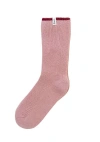 Tbco Cashmere & Merino Socks In Pink