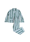 Tbco Cotton Long Sleeve Pajamas In Blue