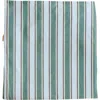 Tbco Cotton Striped Bedding Set In Green