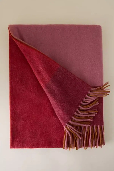 Tbco Lambswool Check Throw Blanket