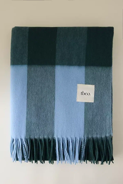 Tbco Lambswool Check Throw Blanket