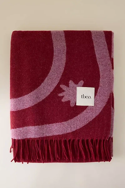 Tbco Lambswool Harlequin Jacquard Throw Blanket