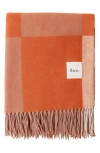 Tbco Merino Wool & Cashmere Blanket In Apricot