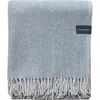Tbco Recycled Wool Blend Throw Blanket In Gray