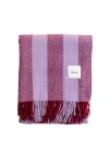 Tbco Recycled Wool Stripe Throw Blanket In Multi