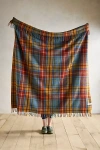 Tbco Tartan Throw Blanket In Multi