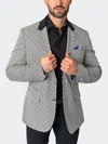 Tbd Blazer Socrate Evo Houndstoothflok Black In Black