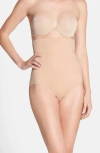 Tc Back Magic High Waist Shaping Briefs In Warm Beige