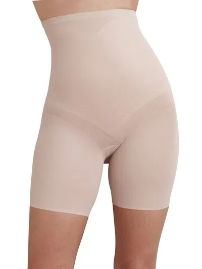 Tc Fine Intimates Adjust Perfect Hi Waist Thigh Slimmer Shapewear In Nude In Neutral