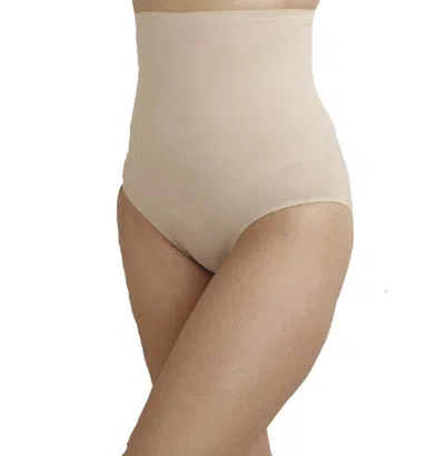 Tc Fine Intimates Adjust Perfect Hi-waist Brief In Nude In Gray