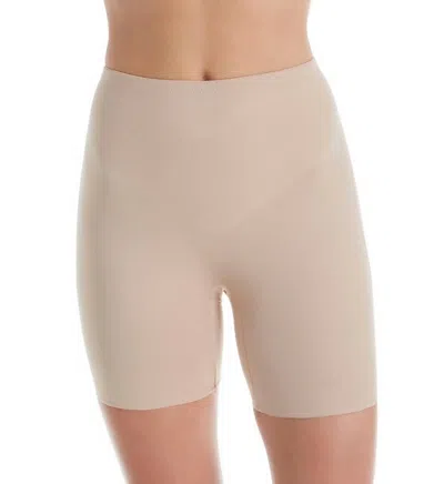 Tc Fine Intimates Adjust Perfect Shaping Waistline Bike Short In Warm Beige In Nude