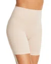 Tc Fine Intimates Adjust Perfect Waistline Thigh Slimmer Shorts In Warm Beige