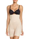 Tc Fine Intimates Extra Firm Control Open-bust Bodysuit In Warm Beige