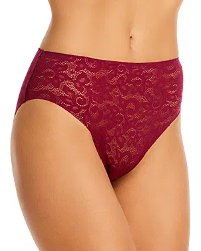 Tc Fine Intimates Lace Hi-cut Brief In Rhododendron