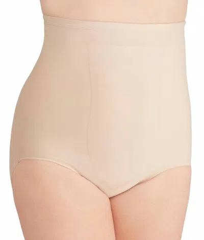 Tc Fine Intimates Medium Control High-waist Brief - Plus In Nude In Brown