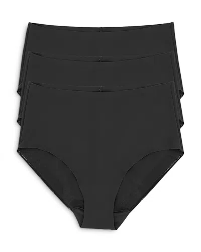 Tc Fine Intimates Micro Briefs, Set Of 3 In Black