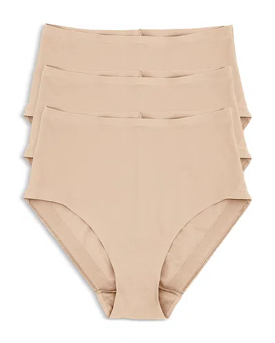 Tc Fine Intimates Micro Briefs, Set Of 3 In Brown