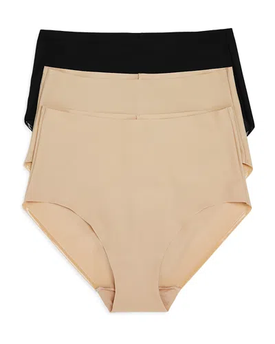 Tc Fine Intimates Micro Briefs, Set Of 3 In Black
