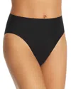Tc Fine Intimates Micro Matte Hi-cut Briefs In Deep Black