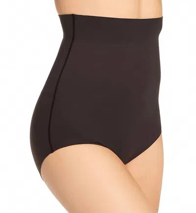 Tc Fine Intimates Sleek Essentials Hi Waist Brief In Black