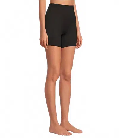 Tc Fine Intimates Adjust Perfect Shaping Waistline Bike Short In Black In Blue