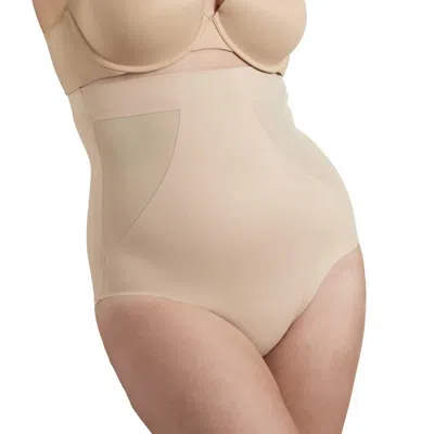 Tc Fine Intimates Total Contour Hi-waist Brief In Warm Beige In Neutral