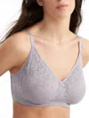 Tc Fine Intimates Shape Of U Seamless Lace Bra In Grey