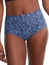 Tc Fine Intimates Wonderful Edge Matte Microfiber Modern Brief In Mono Floral