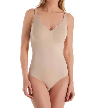 Tc Fine Intimates Wonderful U Floating Underwire Shaping Bodybriefer In Nude In Pink