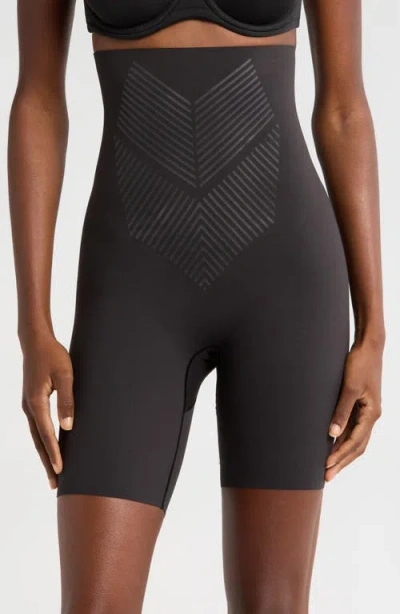 Tc Rear Lift Thigh Slimming Shaper Shorts In Gray