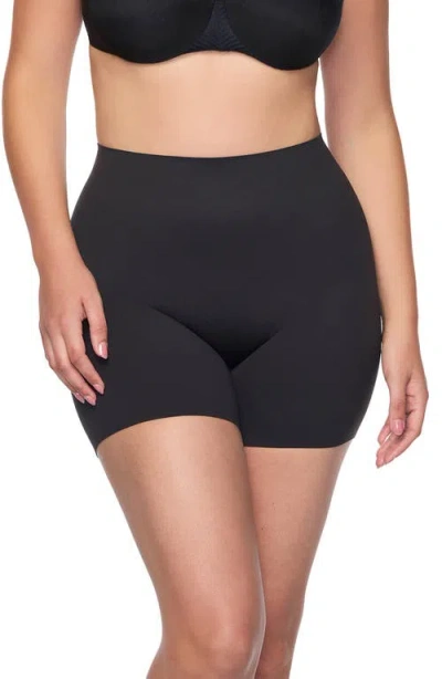 Tc Sleek Essentials Mid Thigh Shaping Shorts In Black