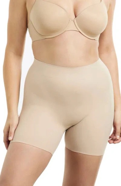 Tc Sleek Essentials Mid Thigh Shaping Shorts In Multi