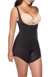 Tc Torsette Back Magic Thigh Slimmer Bodysuit Shaper In Black