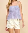 Tcec A-line Heart Top In Blue
