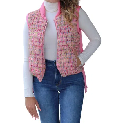 Tcec Barbie Puffed Vest In Pink