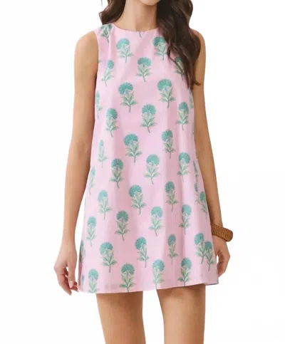 Tcec Beaufort Block Print Bow Dress In Multi