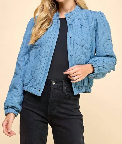 Tcec Bexley Jacket In Denim Blue