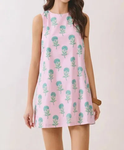 Tcec Bouquet Mini Dress In Pink