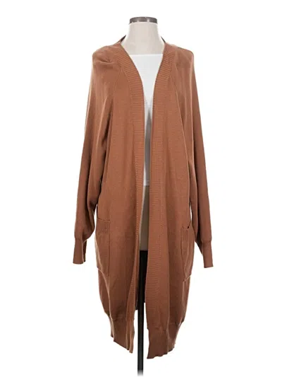 Pre-owned Tcec Cardigan Sweater In Brown